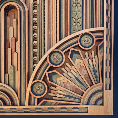 INDUSTRIELS MODERNES | Çok Katmanlı Ahşap Tasarım Tablo