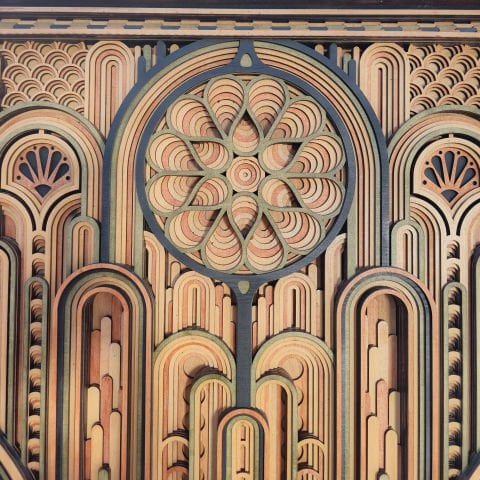 INDUSTRIELS MODERNES | Çok Katmanlı Ahşap Tasarım Tablo