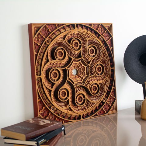 MUZA'S | Çok Katmanlı Ahşap Tasarım Tablo