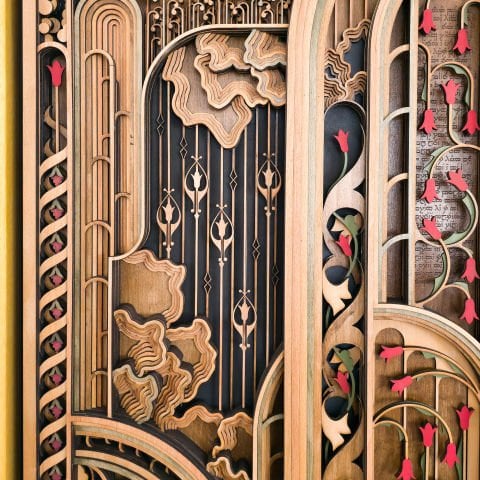 GARDENS OF ADEN | Çok Katmanlı Ahşap Tablo