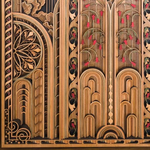 GARDENS OF ADEN | Çok Katmanlı Ahşap Tablo