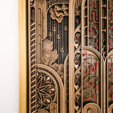 GARDENS OF ADEN | Çok Katmanlı Ahşap Tablo